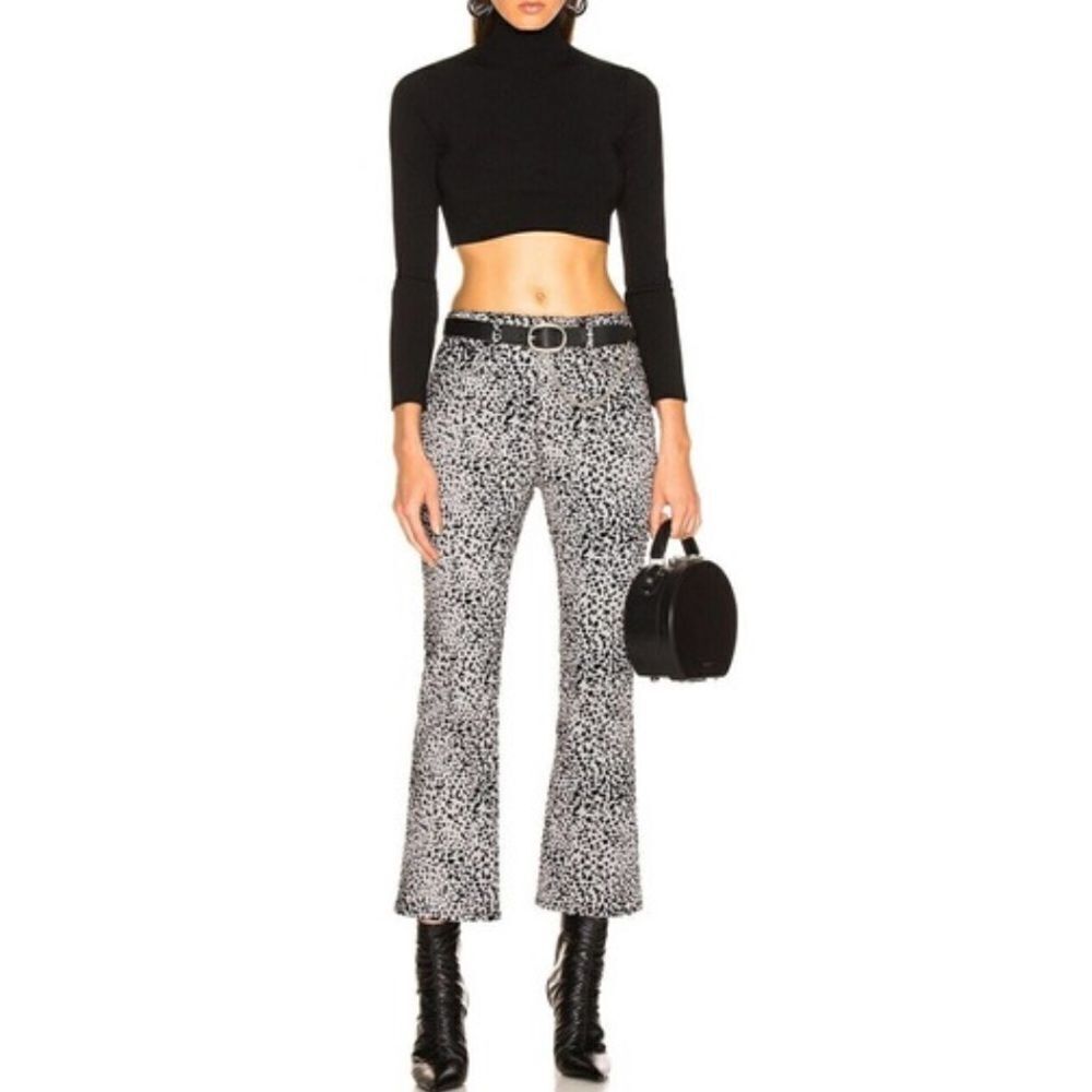 NWT Rag & Bone Hana Cheetah Print Crop Jean Size: 24